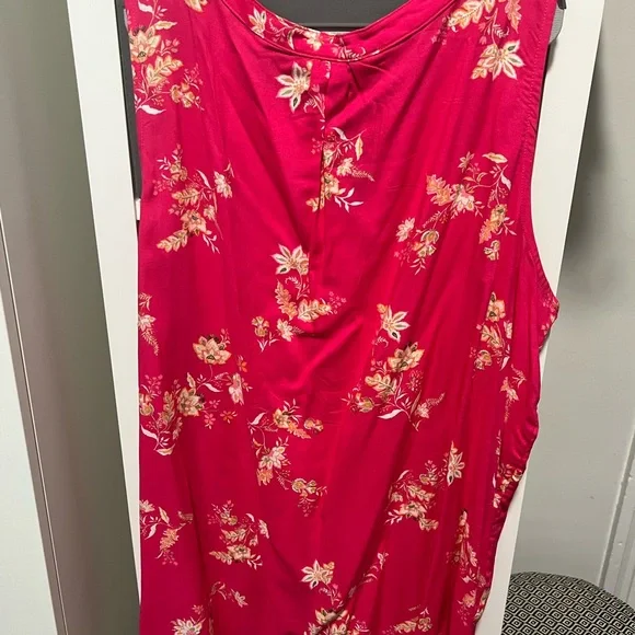 Croft & Barrow Pink Fuscia L Rayon Sleeveless Top - Picture 2 of 3